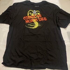 Bioworld Cobra Kai Black and Red Reptile Tee